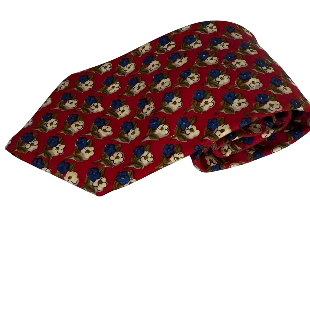 Brooks‎ Brothers Makers Floral Silk Necktie Mens 58" Made in USA 3.75"W Tie
